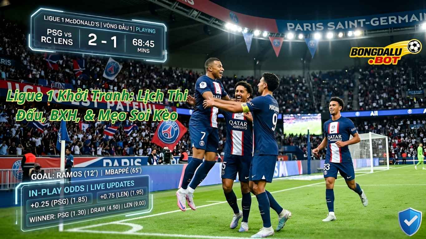 Ligue 1 Khởi Tranh: Lịch Thi Đấu, BXH, & Mẹo Soi Kèo